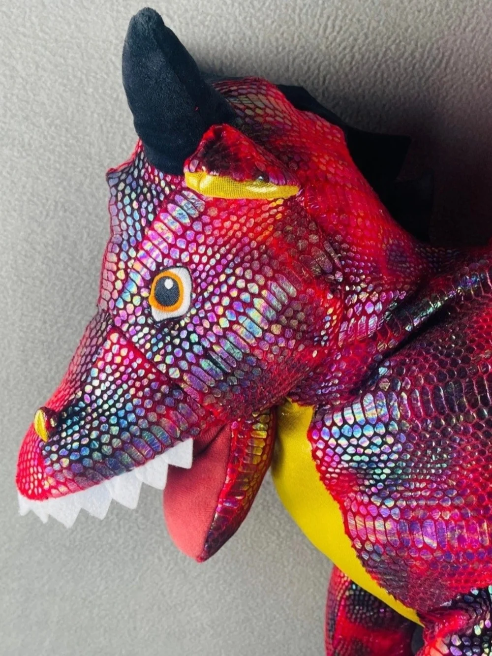 Kids Red Dragon Plush Costume